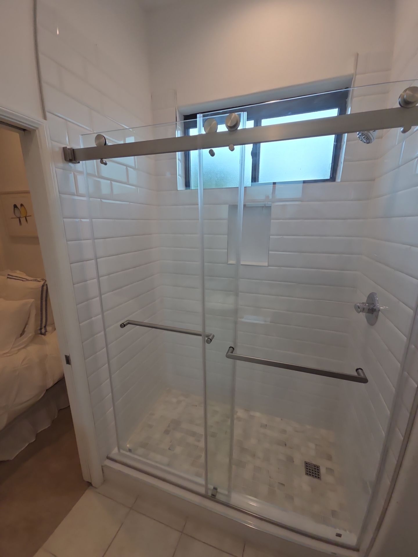 Luxury Bathroom Renovation — Walk-In Shower